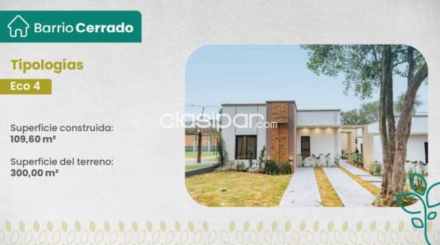 Dúplex Premium 109m² 3 Dorm en Barrio Cerrado Terra Viva - Luque