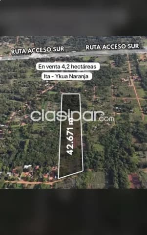 Terreno de 4ha en ita a pasos de acceso sur, foto 2