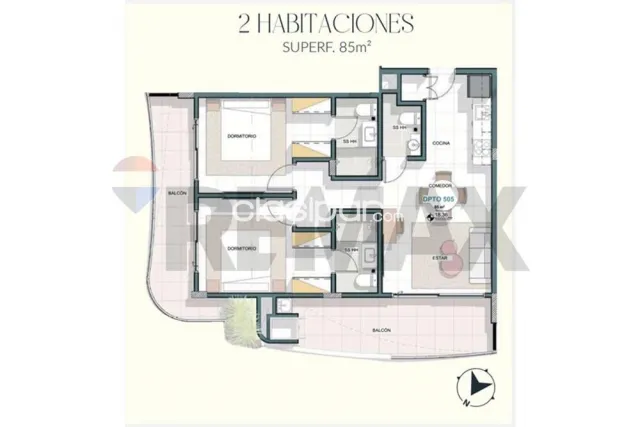En Venta - Departamento -Las Lomas (Carmelitas), Asunción, Paraguay, foto 4