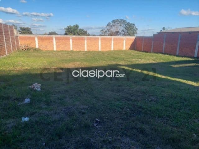 Terreno – totalmente amurallado y seguro en encarnacion