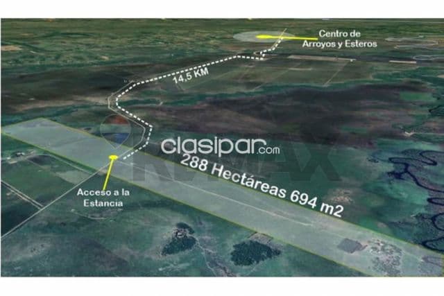 Estancia en arroyos y esteros 288 hectareas, foto 1