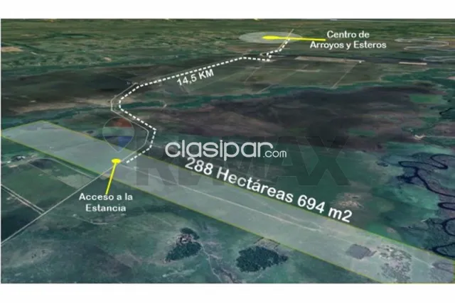 Estancia en arroyos y esteros 288 hectareas, foto 2