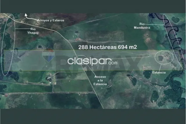 Estancia en arroyos y esteros 288 hectareas, foto 3