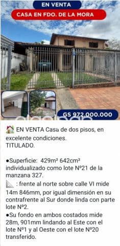 casa a dos cuadras de mcal lopez, foto 1