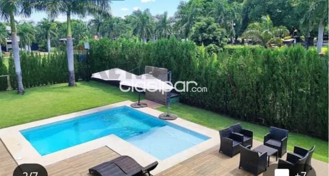 Casa amoblada c/piscina y generador s/avda.del yacht moderna y minimalista-lambare, foto 4