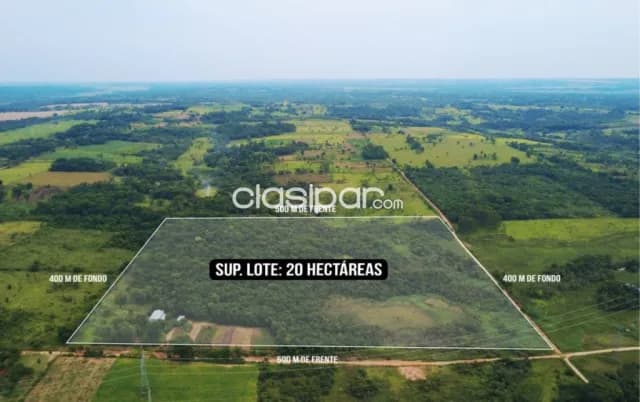 Granja 20 Has en Cecilio Baez Caaguazu - Campo con Agua Naciente y Frutales, foto 3