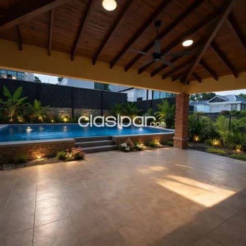 Casa 4 dorm 280m2 en Barrio Cerrado Montesol Luque - Piscina, foto 4