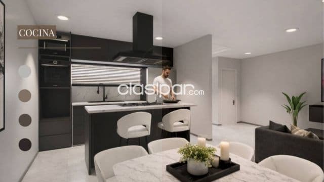 Duplex premium a estrenar 3 dorm piscina en Loma Pyta Asuncion