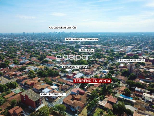 Terreno sobre la avda. Pitiantuta
