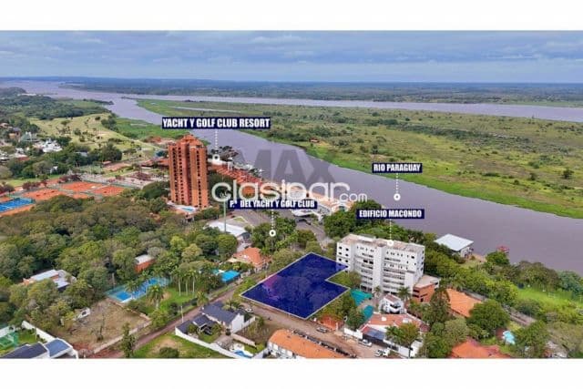 Lambaré, P. del Yacht y Golf Club - Terreno con Casa a Refaccionar, foto 1