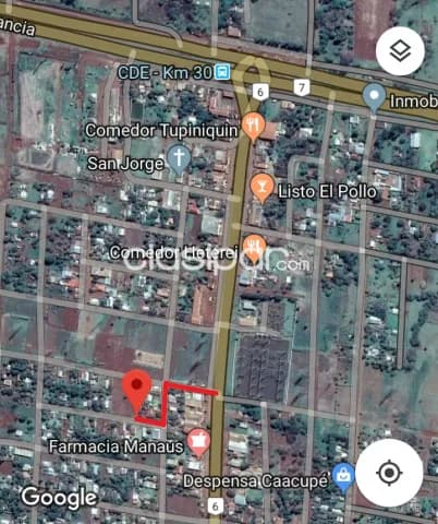 Terreno Km 30 Monday Minga Guazu, Por: 120 Millones, foto 4