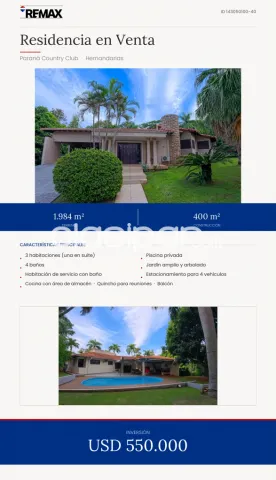 🏡 Residencia en Venta – Paraná Country Club, foto 2