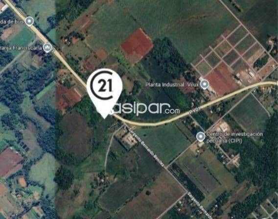 Terreno 5,7 hectareas sobre Ruta 1, San Juan del Parana Itapua