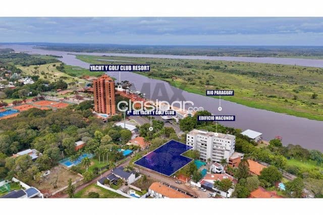 Terreno con doble esquina en lambare yacht & golf club, foto 1