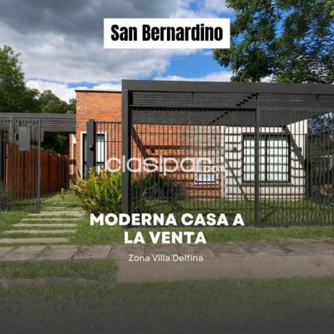 Casa de veraneo con piscina en San Bernardino