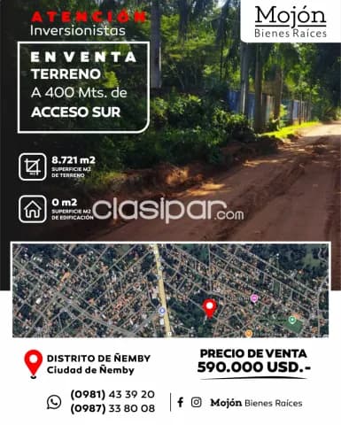 En venta importante terreno en el distrito de Ñemby, foto 2