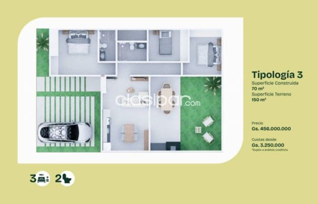 Casa en condominio en Luque