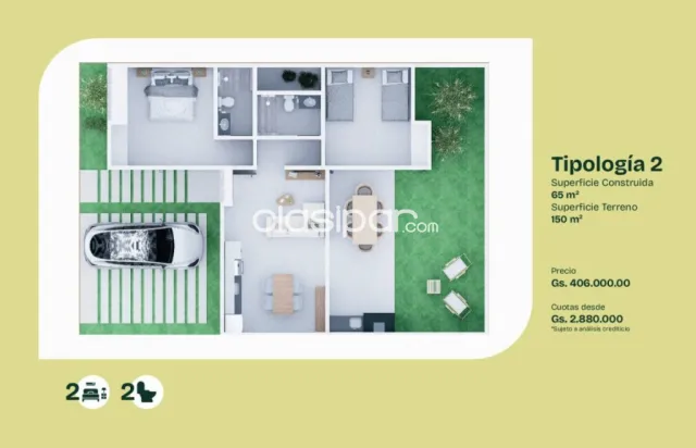 Casa en condominio en Luque, foto 3