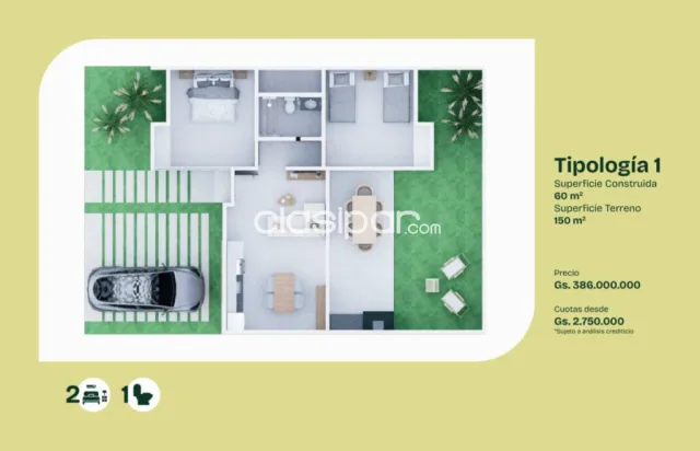 Casa en condominio en Luque, foto 2
