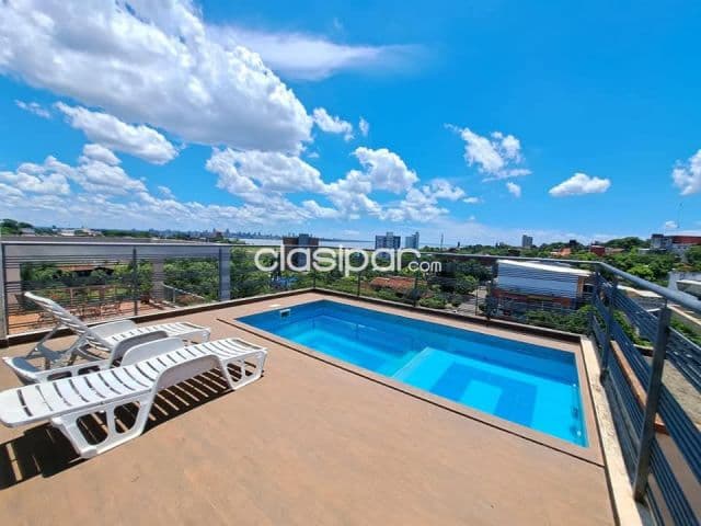 En alquiler fino departamento, edificio con amenidades y full amoblado