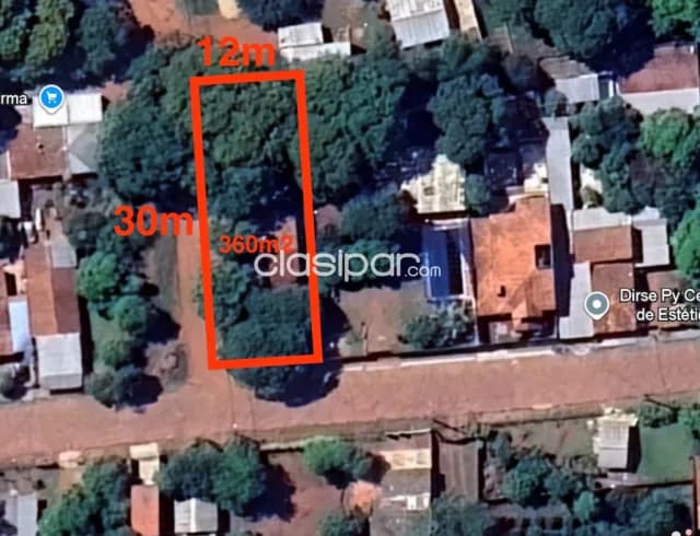 Terreno en esquina 360m2 con casa - San Antonio - ₲190.000.000, foto 2