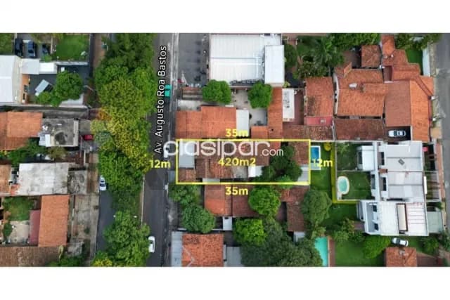 Terreno con casa en lambare sobre avenida, foto 2