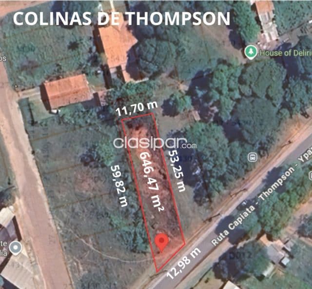 Terreno en posta ybycua - barrio colinas de thompson, foto 1