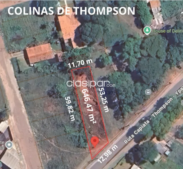 Terreno en posta ybycua - barrio colinas de thompson, foto 2