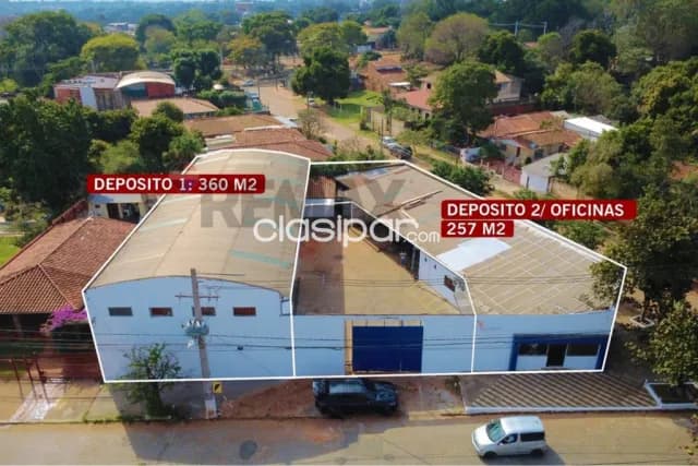 Depositos con oficinas en lambare, foto 2
