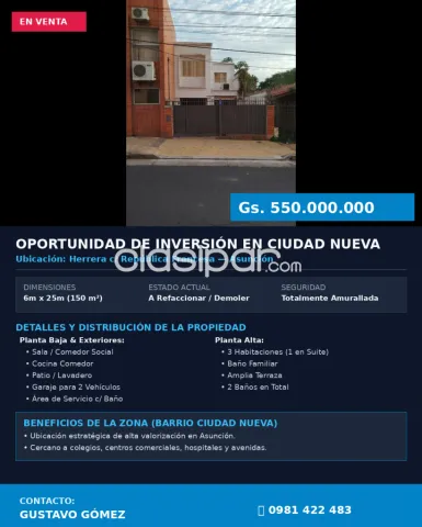 Casa a Refaccionar en Barrio Ciudad Nueva - ¡Ubicación Estratégica!, foto 2