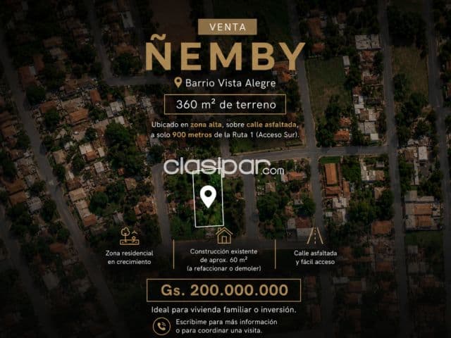 📍 Ñemby | Terreno con excelente ubicación y gran potencial, foto 1
