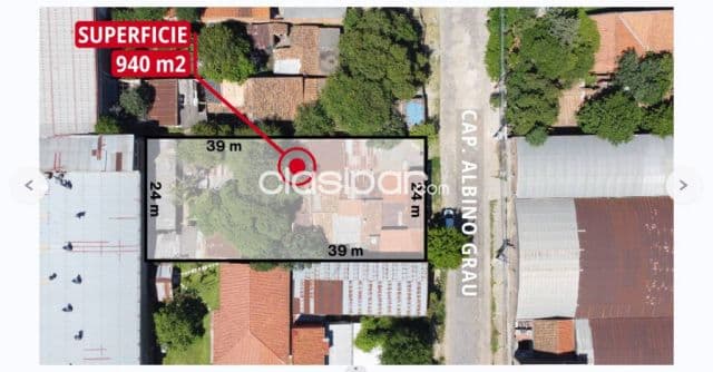 Terreno de 940 m2 en barrio Jara