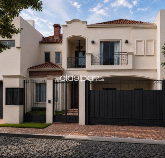 Residencia Estilo Toscano moderno ubicada en el Barrio Mcal. Estigarribia
