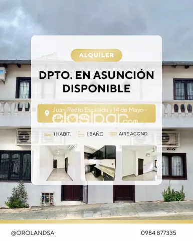 Dpto en alquiler - Asunción barrio obrero, foto 2