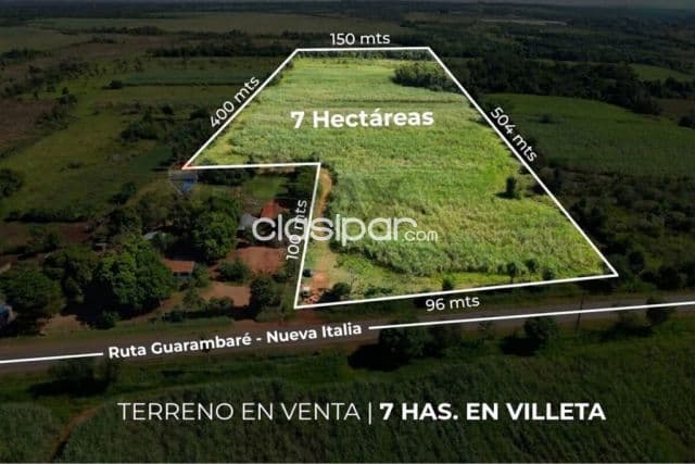 Terreno en villeta sobre ruta, foto 1