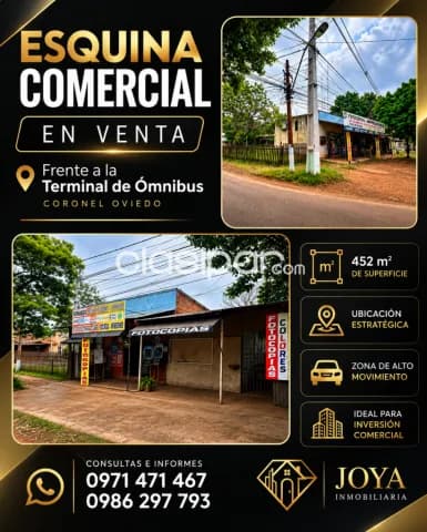 Esquina Comercial Frente a la Terminal de Coronel Oviedo | 452 m², foto 4