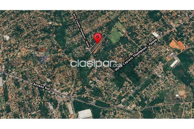 Terreno mas de 2 hectareas (21.528 m2) bo.ytororo-ypane a 13 cuadras acceso sur, foto 2