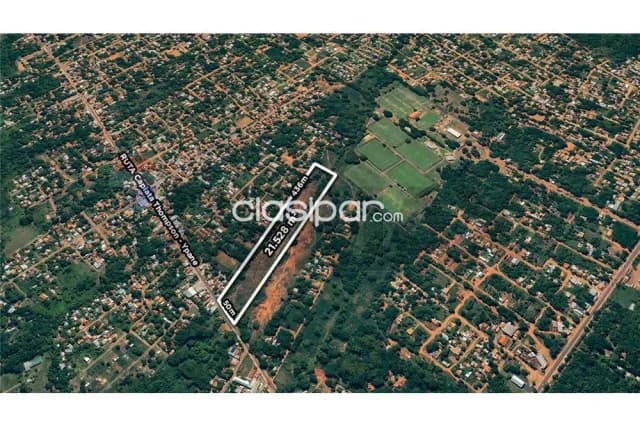 Terreno mas de 2 hectareas (21.528 m2) bo.ytororo-ypane a 13 cuadras acceso sur, foto 3