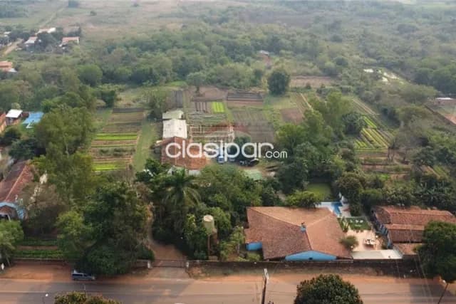 Terreno 6,3 hectareas en itaugua c/ frente 120 mtrs s/asfaltada sta,rosa ideal todo, foto 3