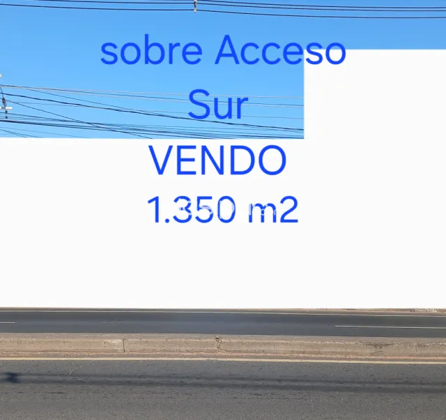 Atención inversionistas - sobre acceso sur vendo 1.350 m2 de propiedad, foto 2