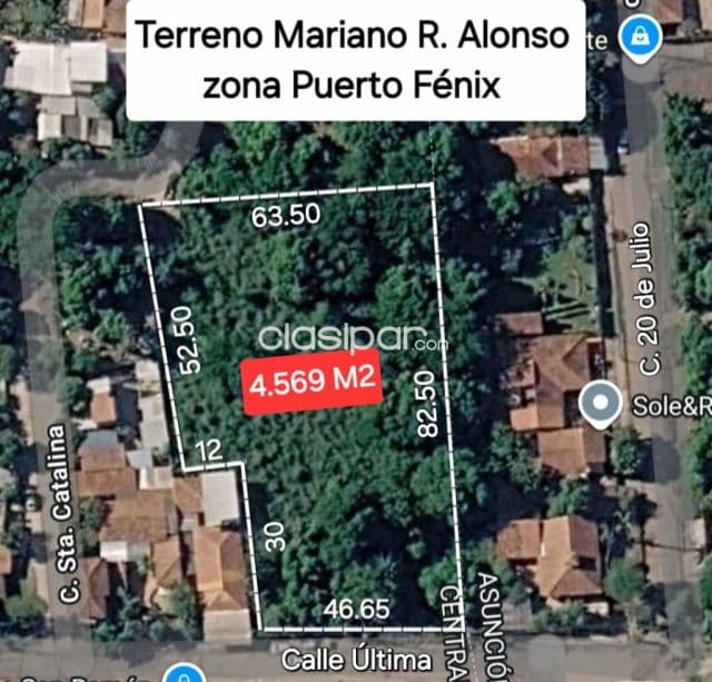 Terreno de 4.569 m2 en Mariano Roque Alonso!!, foto 1