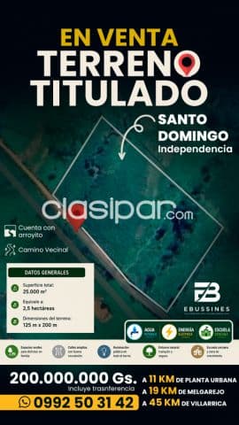Terreno titulado en independencia, foto 1