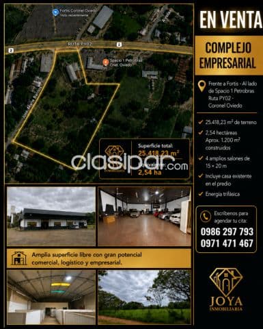 📍 Complejo empresarial en venta sobre la Ruta PY02, frente a Fortis Coronel Oviedo, foto 1