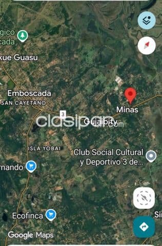 Emboscada, 7 has, venta: Prox. Ruta ideal p/ quinta, cabañas, etc. 1.500.000.000 gs, foto 1