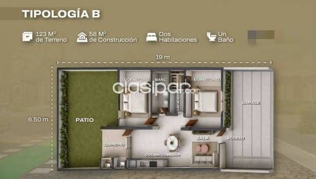 Casa en Luque - barrio cerrado arandu 2 dormitorios