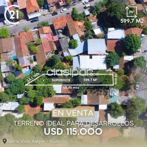 de Terreno en Vista Alegre, Asunción | ID: 24251, foto 4