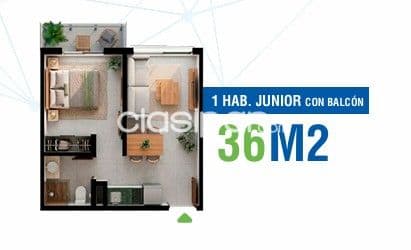 En venta departamento de un dormitorio jr con balcon en pozo en Luque zona CIT