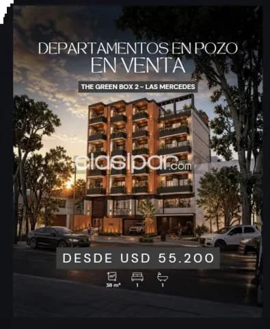 departamentos monoambientes en pozo en The Green Box 2 - Las Mercedes, foto 2
