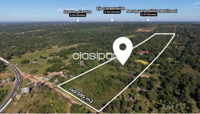 Terreno en Luque | 14 Ha | A Metros de Ruta Luque–San Bernardino, foto 2