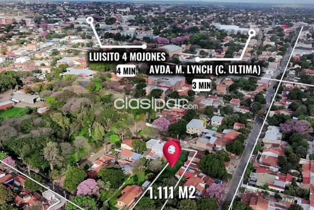 terreno 1111 m2 de calle a calle en Lambaré, foto 3